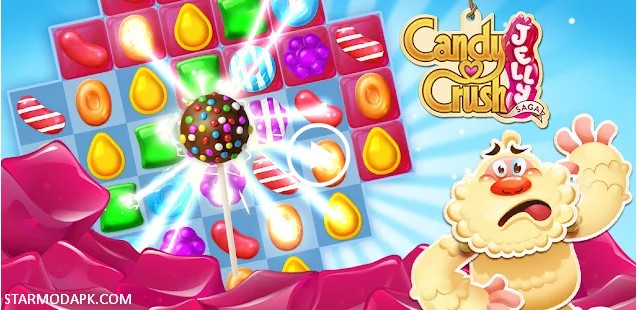 candy crush saga mod apk - featured image