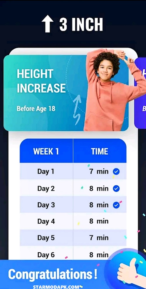 Increase Height Workout - Height Increase, Taller Apk (5)