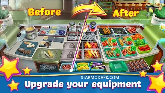 cooking-fever-mod-apk-upgrade-your-equipment